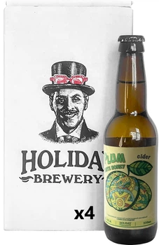 Упаковка сидра Holiday Brewery White Honey Plum полусладкий 6% 0.33 л х 4 шт (341708659)