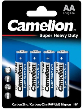 Батарейки Camelion Blue 1х4 шт (R6P-BP4B)