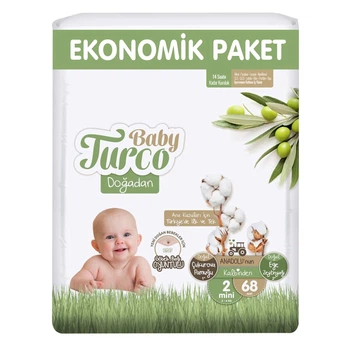 Подгузники детские Baby Turco 2 mini 68 шт