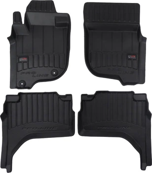 Автомобильные коврики в салон Frogum 3D на Fiat Fullback 1 15- Фиат Фуллбэк черные SO0767-1