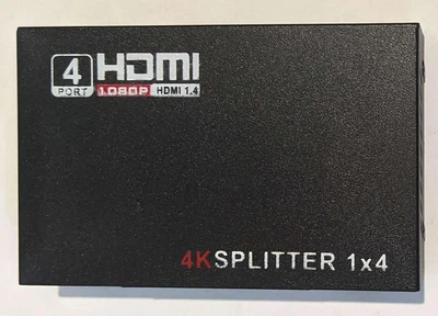 Сплиттер HDMI комутатор 2x4 порта HDMI splitter ver 1.4 1080P 4K 3D