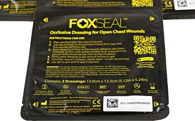 Плівка оклюзійна Celox Fox Seal подвійна упаковка (1101301)