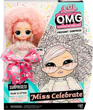 Игровой набор с куклой L.O.L. Surprise! OMG Present Surprise Miss Celebrate S2 Именинница (579755)
