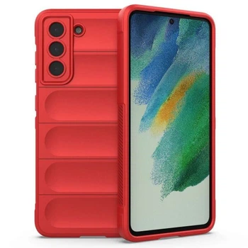 Силіконовий (TPU) чохол Deexe Terra Case для Samsung Galaxy S21 FE (G990) - Red