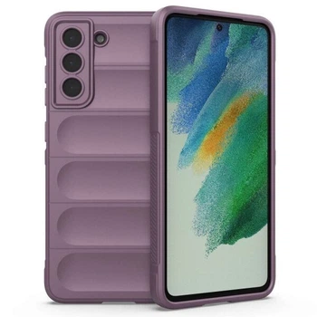 Силиконовый (TPU) чехол Deexe Terra Case для Samsung Galaxy S21 FE (G990) - Light Purple