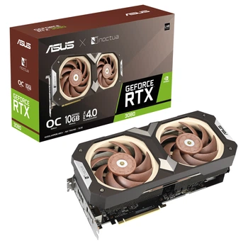 Видеокарта GF RTX 3080 10GB GDDR6X Noctua OC Asus (RTX3080-O10G-NOCTUA)