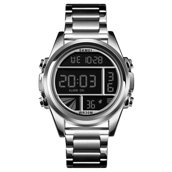 Спортивные часы мужские SKMEI INDIGO влагозащита 3атм 1448 Silver