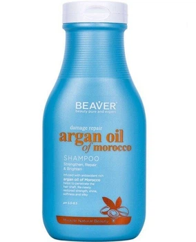 Відновлюючий шампунь для пошкодженого волосся з аргановим маслом Beaver Shampoo Argan Oil 350 мл