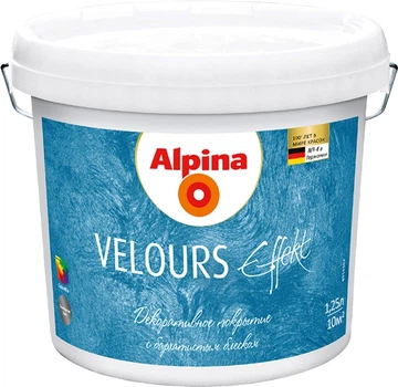 Шпаклівка декоративна Alpina Effekt Velours Effekt, 1.25 л (914329)