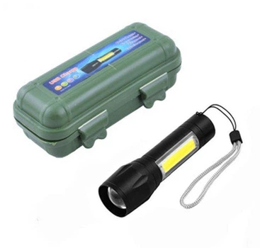 Компактный мощный аккумуляторный LED фонарик USB COP BL-511 158000 W Черный (IS33)