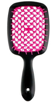 Расческа для волос Super Hair Brush Черная с розовым (1306SHBRSCHSKC2) IS33