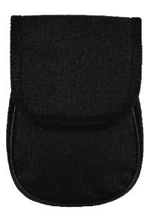 Поясной чехол-сумка для переноски тактических наушников 125 х 140 х 80 мм Черная