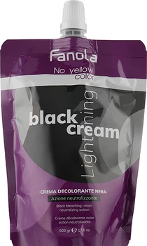 Черный осветляющий крем с эффектом серебра Fanola Black Cream Lightening 500 г