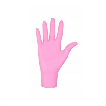 Рукавички нітрилові нестерильні Zarys EasyCare Pink S 100 шт