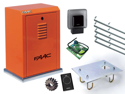 Автоматика для откатных ворот FAAC 884 MC KIT (створка до 3500 кг.) Сигнальная лампа, 1 шт., 5 м
