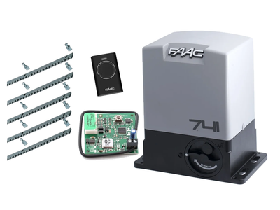 FAAC 741 KIT автоматика для откатных ворот (створка до 900 кг.) Без аксессуаров, 1 шт., 5 м