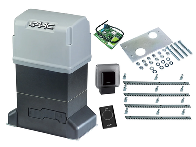 Автоматика для откатных ворот FAAC 844 ER KIT (створка до 1800 кг.) Сигнальная лампа, 1 шт., 4 м