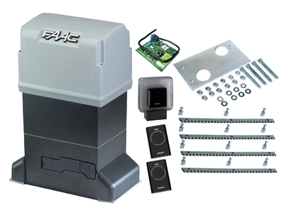 Автоматика для откатных ворот FAAC 844 ER KIT (створка до 1800 кг.) Сигнальная лампа, 2 шт., 4 м