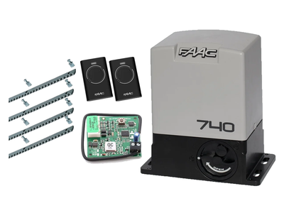 FAAC 740 KIT aвтоматика для откатных ворот (створка до 500 кг.) Без аксессуаров, 2 шт., 4 м