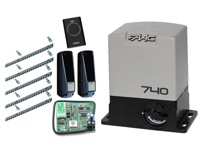 FAAC 740 KIT aвтоматика для откатных ворот (створка до 500 кг.) Фотоэлементы, 1 шт., 5 м