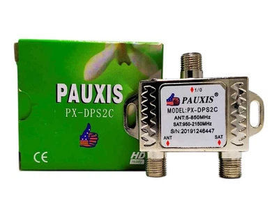 Диплексер SAT-TV Pauxis PX-DPS2C сумматор-делитель спутникового и эфирного сигналов