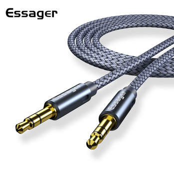 Аудіокабель ESSAGER подовжувач jack 3.5 мм (тато-тато) 3 метра