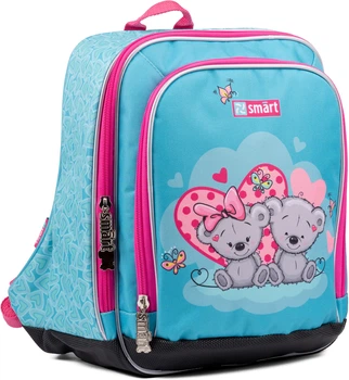 Рюкзак школьный Smart H-55 Friends бирюзовый 38x24x14 см (558022)
