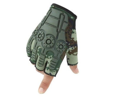 Перчатки тактические RUIN HAWK в стиле милитари камуфляж L 03262