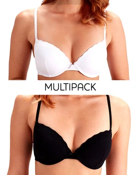 Набір бюстгальтерів Pretty Polly Ella ES001M 2PP 70D White Black (5053014358730)