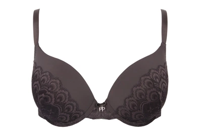 Бюстгальтер Pretty Polly Natasha ES009L британського виробництва без push-up на кісточках ущільнена 75C Коричневий (5053014345297)