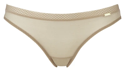 Трусики Gossard Glossies 6273 сліпи м'які прозорі з еластичним поясом S Nude (5053014408336)