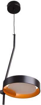 Люстра подвесная Brille BR-01 666S/1 LED 5W NW BK/G (24-848)
