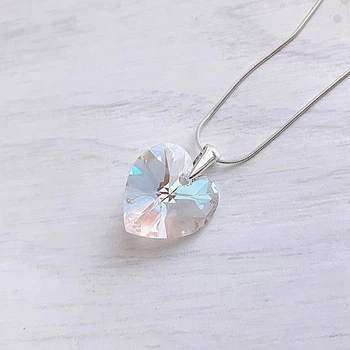 Кулон Hand Made з кристалом Swarovski (кулон без ланцюжка)