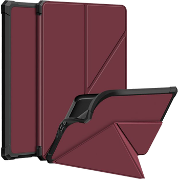 Чехол-книжка ArmorStandart для Amazon Kindle Paperwhite 11th Gen Silicon Case Origami Wine Red [70519]