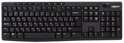 Клавіатура Logitech K270 Black USB Wireless (920-003757)