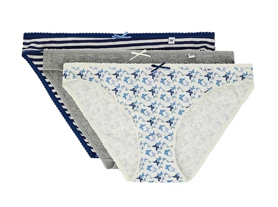 Набір трусиків Pretty Polly Alice ES013C сліпи брендові жіночі бавовняні комфортні 3 шт L Flutter Print (5053014490959)