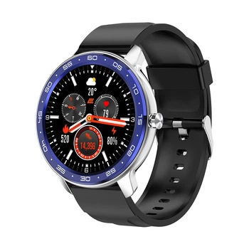 Смарт-годинник 2E Alpha X 46 mm Silver-Blue (2E-CWW30SLBL)