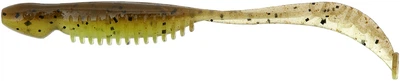 Силикон Reins Curly Shad 3.5" B08 Green Pumpkin Chart Melon 11 шт (15520906)