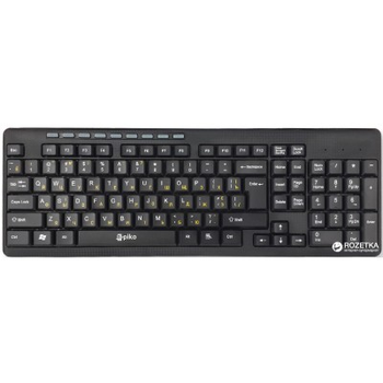 Клавіатура Piko KB-108X Wireless Black (1283126467073)
