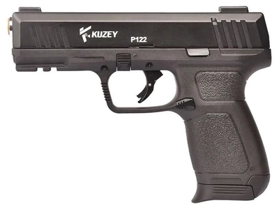 Стартовий пістолет KUZEY P-122 Black/Black Grips