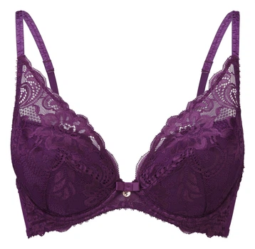 Бюстгальтер Gossard Gypsy 11117 високий мережевний push-up 80B Dark Purple (5053014369170)