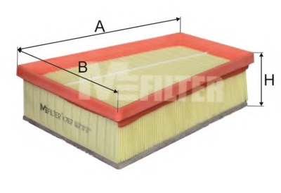 Фільтр повітряний Renault MFilter (K767)