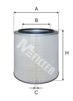 Фильтр воздушный Volvo N 10, N 12, N 7, NL MFilter (A257)