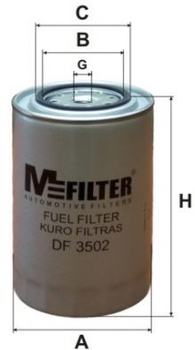 Фильтр топливный IVECO TRUCK MFilter (DF3502)