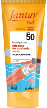 Mleczko przeciwsłoneczne Farmona SPF 50 bursztynowe wodoodporne 200 ml (5900117976869)