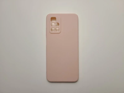 Чехол TPU Matte для Xiaomi Redmi 10 бампер розовый