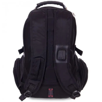 Міський рюкзак 7608 Чорний, туристичний рюкзак тактичний 35л (VS7005300)