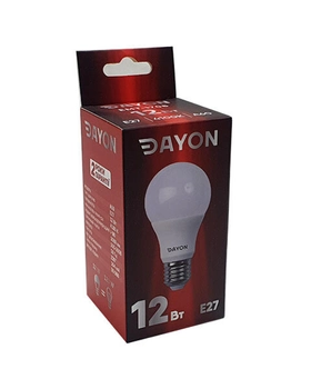 Світлодіодна лампа DAYON A60 12W 4100K E27 (EMT-1706)