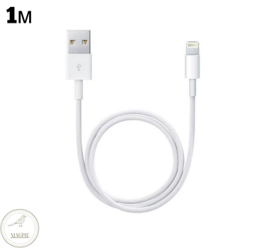 Кабель зарядки для Apple Lightning to USB для IOS устройств iPhone/iPad/iPod White