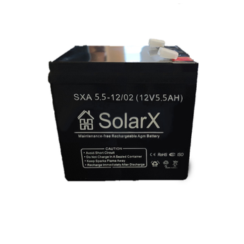 Акумуляторна батарея SolarX SXA 5,5-12